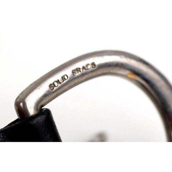 Old Navy BLACK GENUINE LEATHER 1.25"Wd CASUAL DRESS MEN'S BELT Sz 36 (13D - Picture 15 of 15